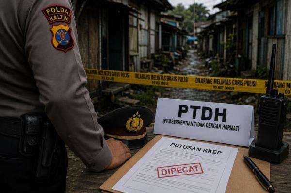 Polda Kaltim Pecat Bripka Dedy, Sniper yang Lindungi Kampung Narkoba Samarinda