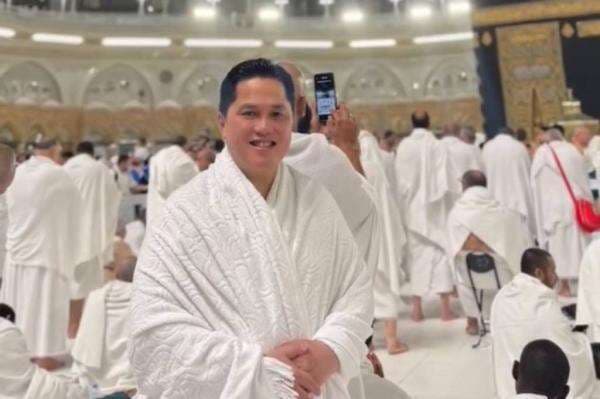 Umrah, Erick Thohir Doakan Timnas Indonesia Tembus Piala Dunia 2026