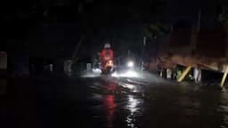 Setu Tujuh Muara di Depok Meluap, Puluhan Rumah dan Kios Terendam