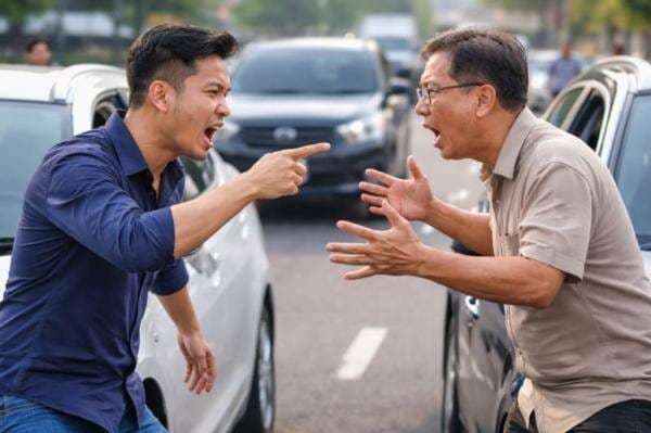 Viral Cekcok Sesama Pengemudi Mobil di Makassar, Serempetan Berujung Pukulan