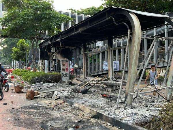 Fantastis, AHY Ungkap Nilai Kerusakan Akibat Demo Ricuh Nyaris Rp1 Triliun