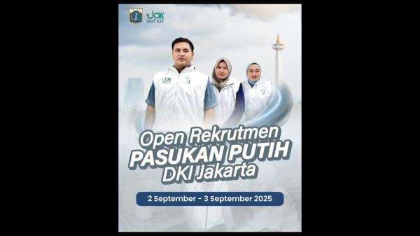 Buruan Daftar, Lowongan Kerja Pasukan Putih Jakarta Ditutup Sore Hari Ini
