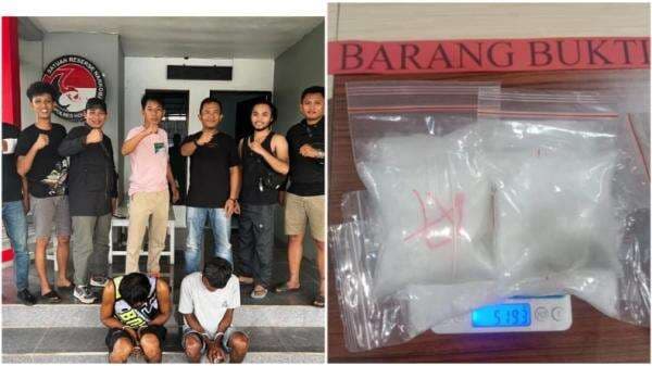 Polres Kolaka Gagalkan Pengiriman Ratusan Gram Sabu dari Sulsel ke Bombana, 2 Pengedar Ditangkap