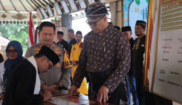 Tolak Segala Bentuk Bentrokan Kembali Terulang, Perguruan Silat di Magetan Gaungkan Deklarasi Damai