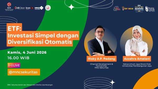 Yuk Belajar Investasi ETF di IG Live MNC Sekuritas Sore Ini, Begini Cara Ikutnya