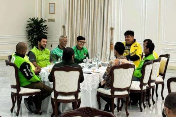 Wapres Gibran Bertemu Perwakilan Ojol di Istana, Netizen Justru Curiga