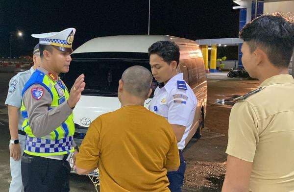 Operasi Ketupat Seulawah, Satlantas Polres Lhokseumawe Gelar Rampcheck dan Tes Urine Sopir Angkutan