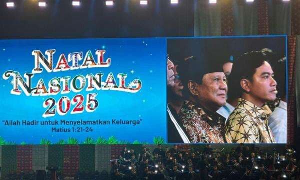Prabowo-Gibran Hadiri Perayaan Natal Nasional 2025 di Senayan