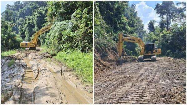 Respons Cepat Pemkab Koltim, Jalan Desa Tongauna Ueesi Kini Tak Lagi Jadi Kubangan
