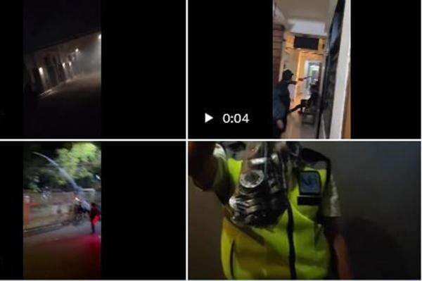 Mencekam! Beredar Video Kampus Unisba dan Unpas Bandung Ditembaki Gas Air Mata