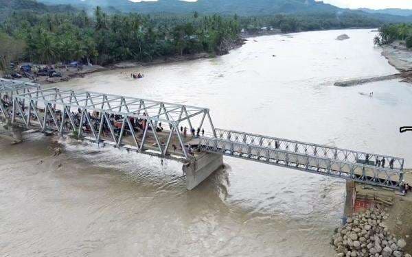 6 Jembatan Bailey di Aceh Rampung, 12 Lainnya Dipercepat