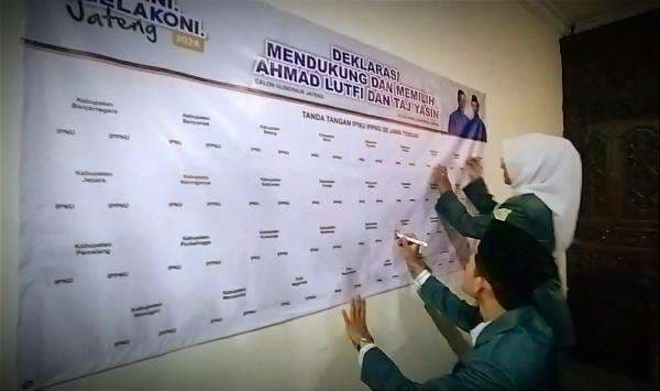 Jadi Representasi Aktivis dan Santri, Pasangan Luthfi - Yasin Dapat Dukungan Penuh Pelajar NU Jadi Representasi Aktivis dan Santri, Pasangan Luthfi - Yasin Dapat Dukungan Penuh Pelajar NU