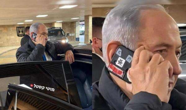 Viral PM Israel Benjamin Netanyahu Tutup Kamera Ponsel dengan Selotip Merah