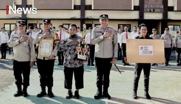 Kapolres Gowa Apresiasi Satkamling Pasar yang Harumkan Nama Daerah