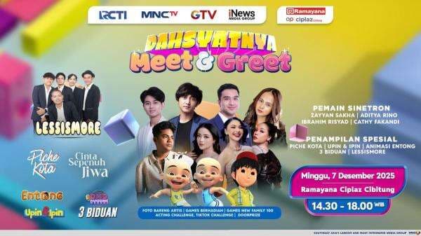 Ada Ibrahim Risyad hingga Cathy Fakandi di Dahsyatnya Meet and Greet Cinta Sepenuh Jiwa