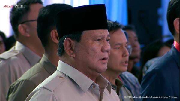 Prabowo Hadiri Peresmian Pabrik Lotte Chemical Indonesia di Banten