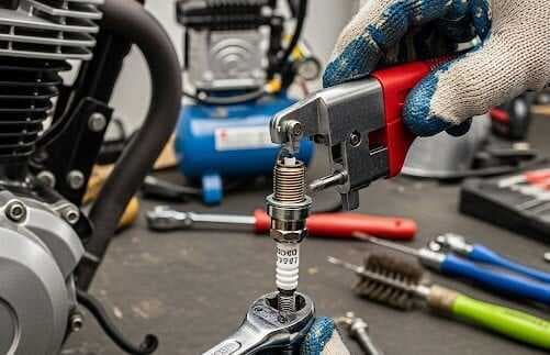 Cara Mengatasi Busi Cepat Hitam dan Basah, Awas Jangan Sampai Turun Mesin