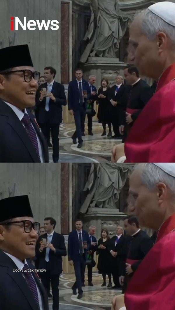 Cak Imin Titip Pesan Prabowo kepada Paus Leo