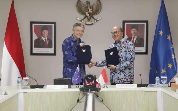 Perkuat Investasi Bilateral, Indonesia dan Uni Eropa Resmikan EU Desk 