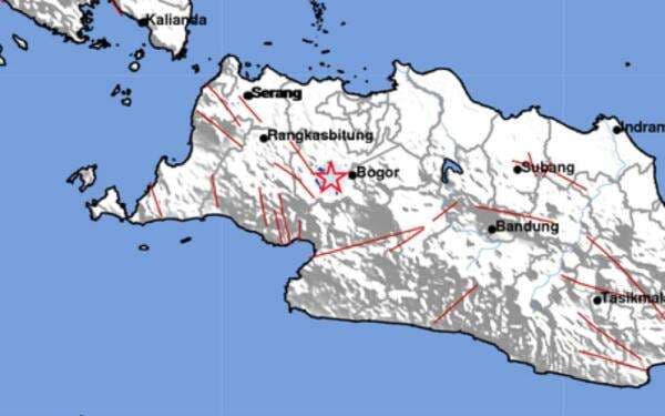 Gempa Bumi Magnitudo 2,9 Guncang Kota Bogor, Pusat Getaran di Darat