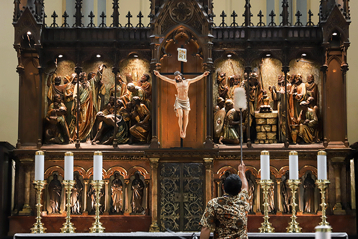 10 ribu Jemaat Bakal Hadiri Misa Malam Paskah di Gereja Katedral Hari Ini