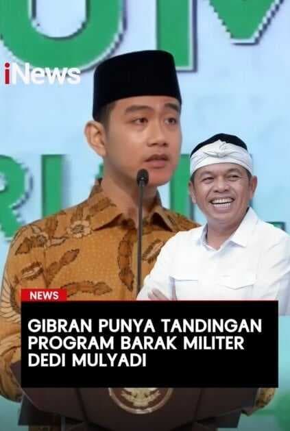 Gibran Punya Tandingan Program Barak Militer Dedi Mulyadi