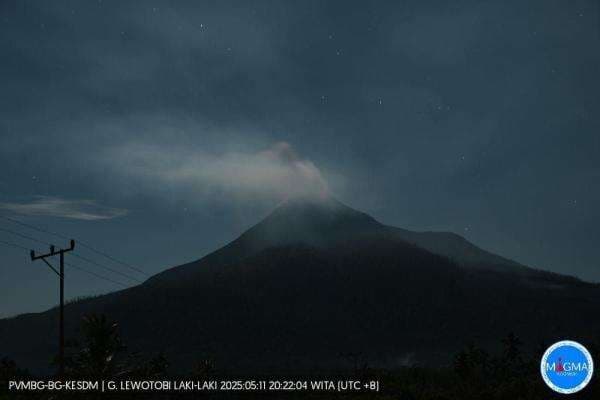 4.109 Orang Masih Mengungsi akibat Erupsi Gunung Lewotobi Laki-Laki