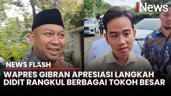 Wapres Gibran Puji Didit Prabowo yang Sowan ke Rumah Megawati hingga Jokowi