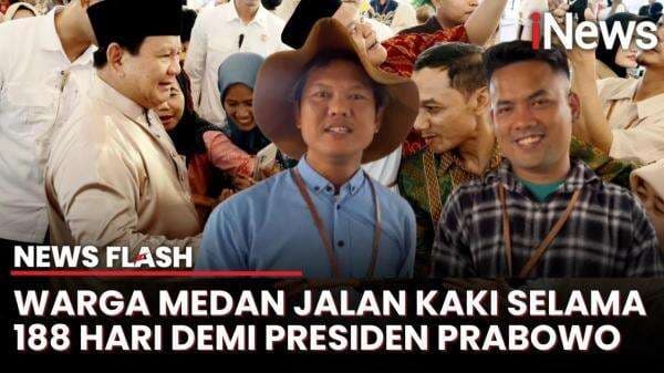Cerita Warga Nekat Jalan dari Medan ke Jakarta untuk Lebaran dengan Presiden Prabowo