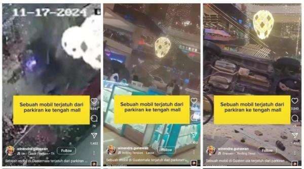 Mengerikan, Mobil Terjatuh di Tengah Mal Timpa Penjaga Konter hingga Tewas Mengerikan, Mobil Terjatuh di Tengah Mal Timpa Penjaga Konter hingga Tewas