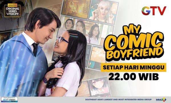 Arbani Yasiz Jadi Tokoh Komik Favoritnya Hanggini, Jangan Lewatkan My Comic Boyfriend di GTV!   