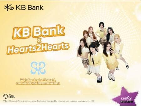 Gaet Generasi Muda, KB Bank Resmi Umumkan Hearts2Hearts Jadi Brand Ambassador