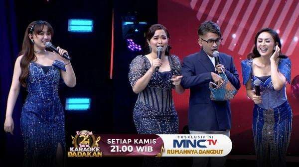 Tak Pernah Putus, Suami Setia Rawat Istri Cedera Panggung di Dangdut 24 Karat MNCTV Karaoke Dadakan