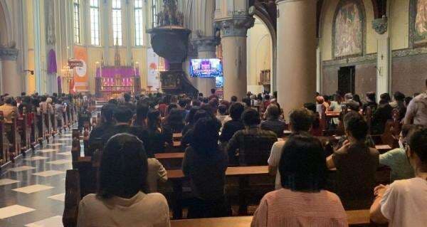 Polri Terjunkan Tim Gegana dan 205 Personel Amankan Gereja Katedral Jelang Paskah