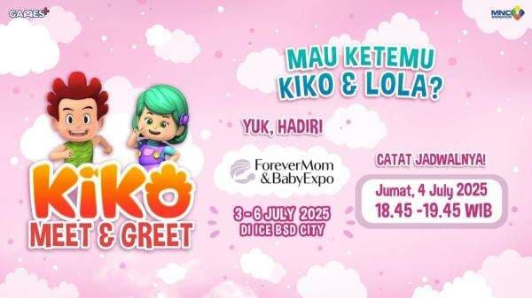 KIKO Hadir di FOMBEX 2025! Temui Karakter Favorit dan Nikmati Aktivitas Seru Gratis di Booth MNC Animation & Games