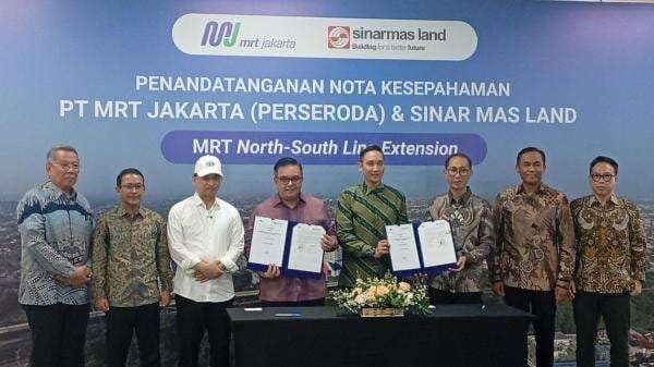 MRT Jakarta Gandeng Sinar Mas Land Kaji Perpanjangan Rute Lebak Bulus-Serpong