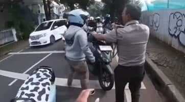 Viral Konvoi Motor Halangi Jalan hingga Ribut dengan Warga, Pemotor Ngaku Anggota