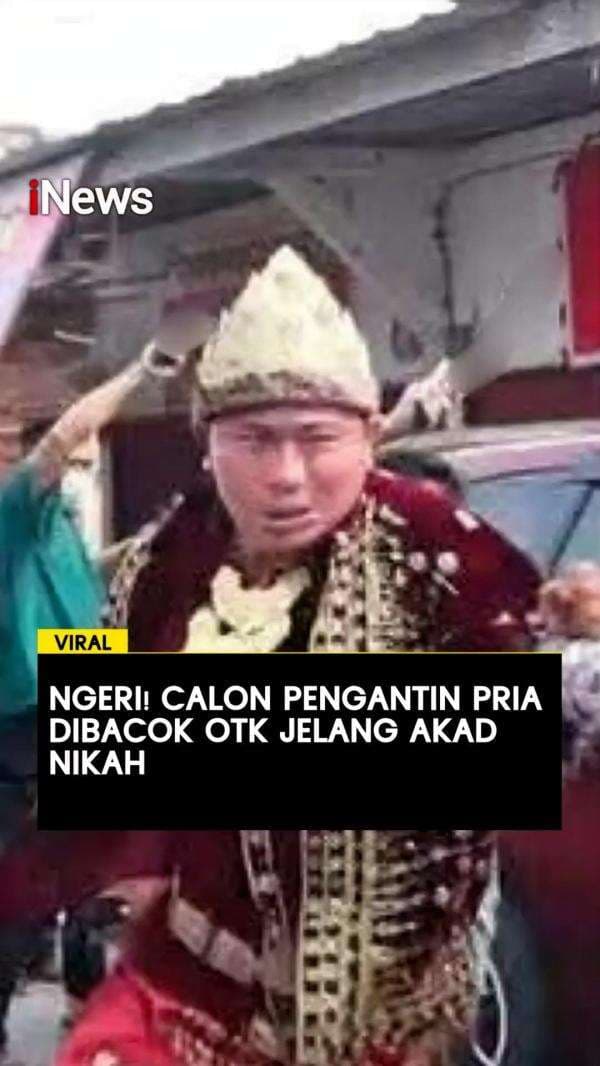 Ngeri! Calon Pengantin Pria Diserang OTK Jelang Akad di Palembang
