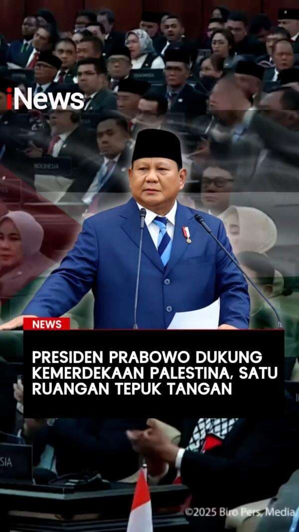 Presiden Prabowo Dukung Kemerdekaan Palestina, Satu Ruangan Tepuk Tangan