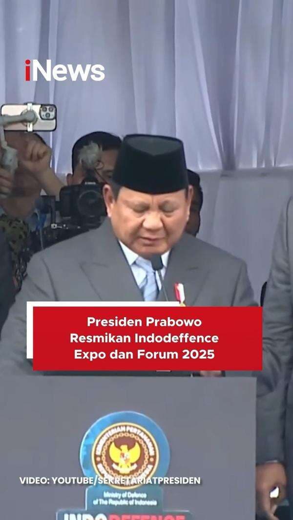 Presiden Prabowo Resmikan Indodeffence Expo dan Forum 2025