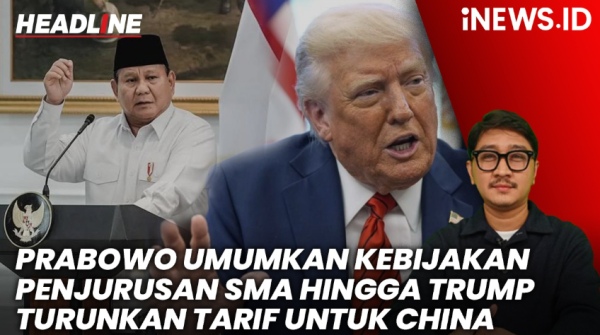 HEADLINE iNews.id: Trump Akan Turunkan Tarif untuk China hingga UTBK SNBT 2025 Dimulai Hari Ini