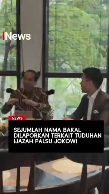 Sejumlah Nama Bakal Dilaporkan terkait Tuduhan Ijazah Palsu Jokowi