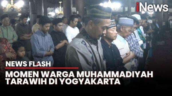 Awali Ramadan, Warga Muhammadiyah Tarawih Perdana di Masjid Gedhe Kraton Yogya