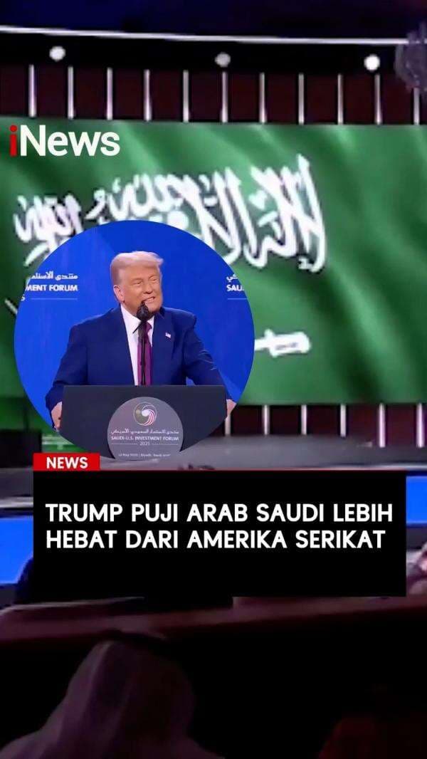 Donald Trump Puji Arab Saudi Lebih Hebat dari Amerika Serikat