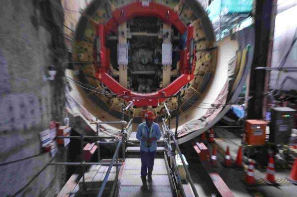 Pembangunan Terowongan Bawah Tanah 1,1 Km MRT Jakarta Fase 2A Dimulai, Siap Beroperasi 2029