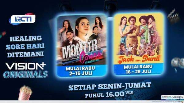 Vision+ Originals Hadirkan Hiburan Premium di RCTI: Dari Kisah Montir Cantik hingga Komedi Segar Jack & Danil!