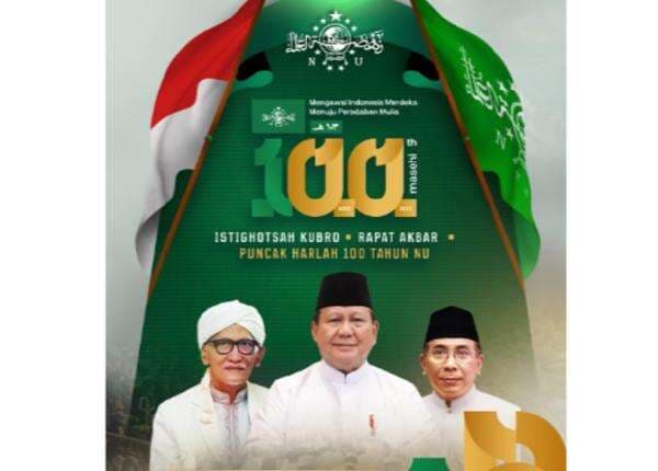 Harlah Satu Abad NU, PBNU Undang Presiden Prabowo di Istora Senayan