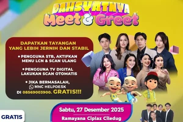 Akhir Pekan Ini, Aktor Sinetron Terbelenggu Rindu Hadir di Ciledug