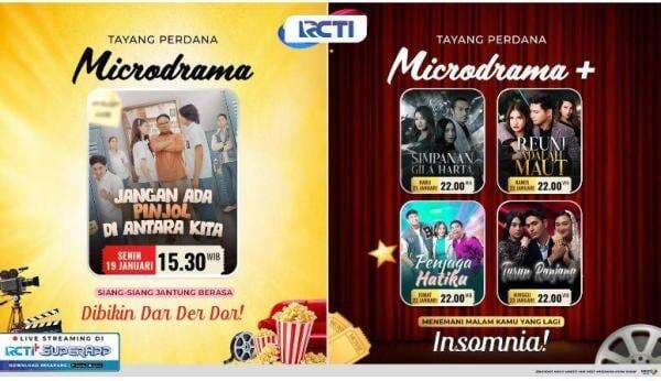 Tayangan Terbaru Microdrama dan Microdrama+ RCTI Siap Temani Siang dan Malam Kamu!