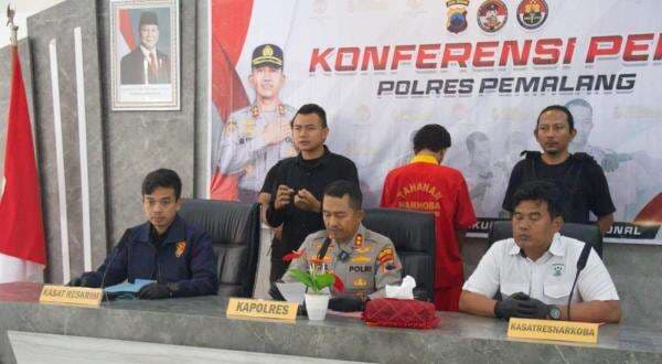 Residivis Narkoba Dibekuk Polres Pemalang! Nekat Jual dan Simpan Sabu di Gudang Kontrakan